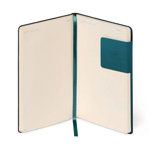Legami - Notebook with Blank Pages and Monochrome Soft Cover - Deep Teal - My Notebook