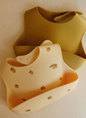 Konges Sløjd - Lemon Silicone Bibs - Set of 2