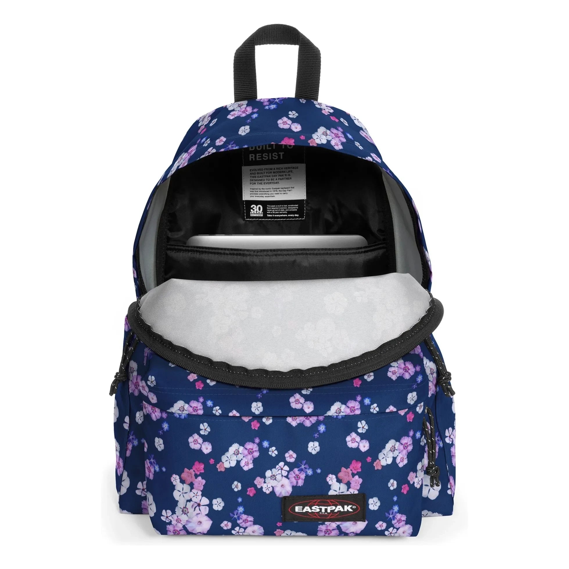 Eastpak - Day Pak'R Backpack with Floral Design | Navy Blue