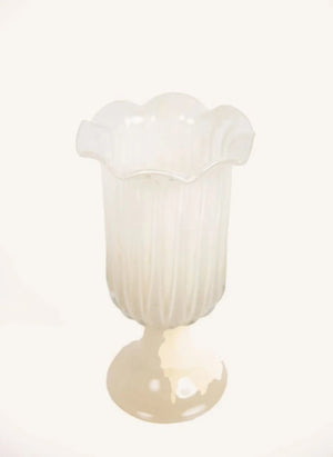 Olsson & Jensen - Tulipa Glass Vase | Off-white
