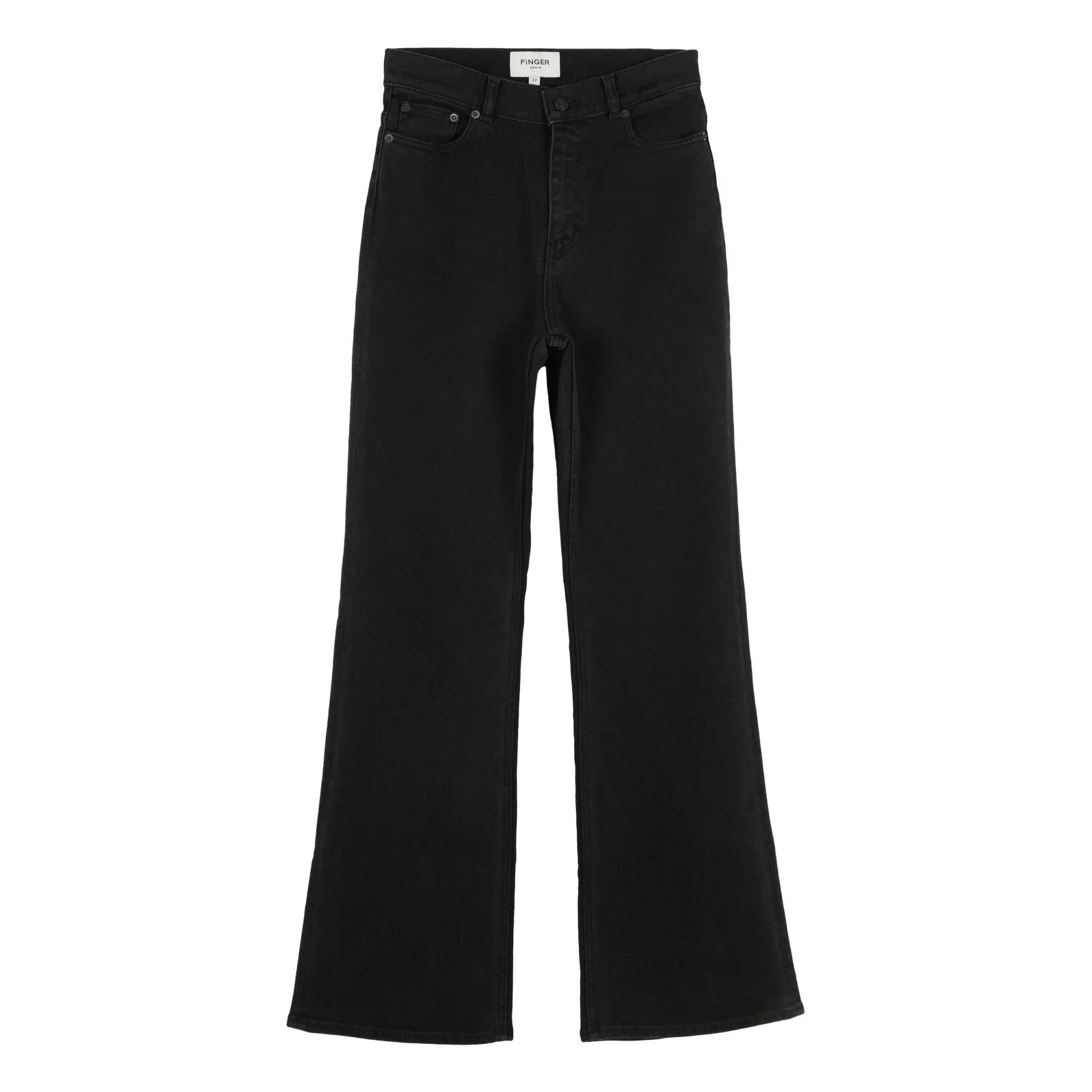 Finger in the Nose - Fiona Spanish-Cut Jeans | Dark Black