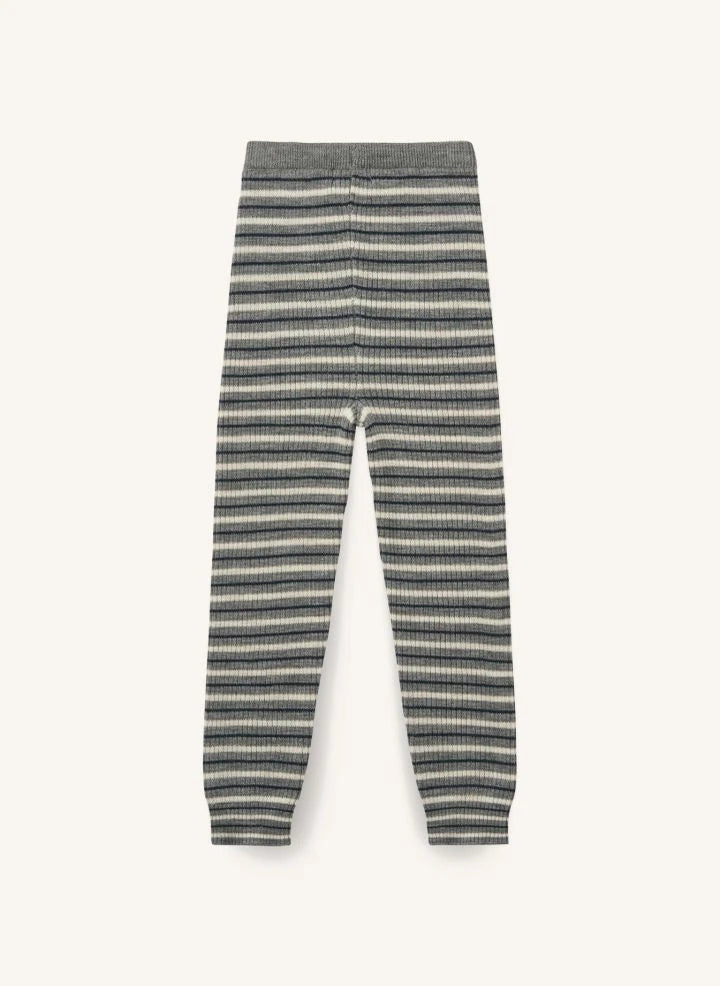 Copenhagen Colors - Classic Ribbed Merino Wool Leggings | Grey