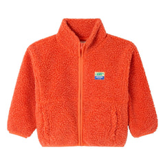 American Vintage - Hoktown Recycled Fiber Sherpa Jacket | Orange