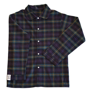 C'est moi qui pilote - Long Checkered Suit | Navy Blue