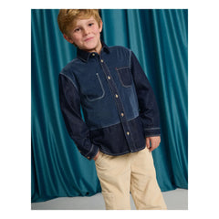 Gingersnaps - Alessio Denim Gömlek | Koyu Mavi