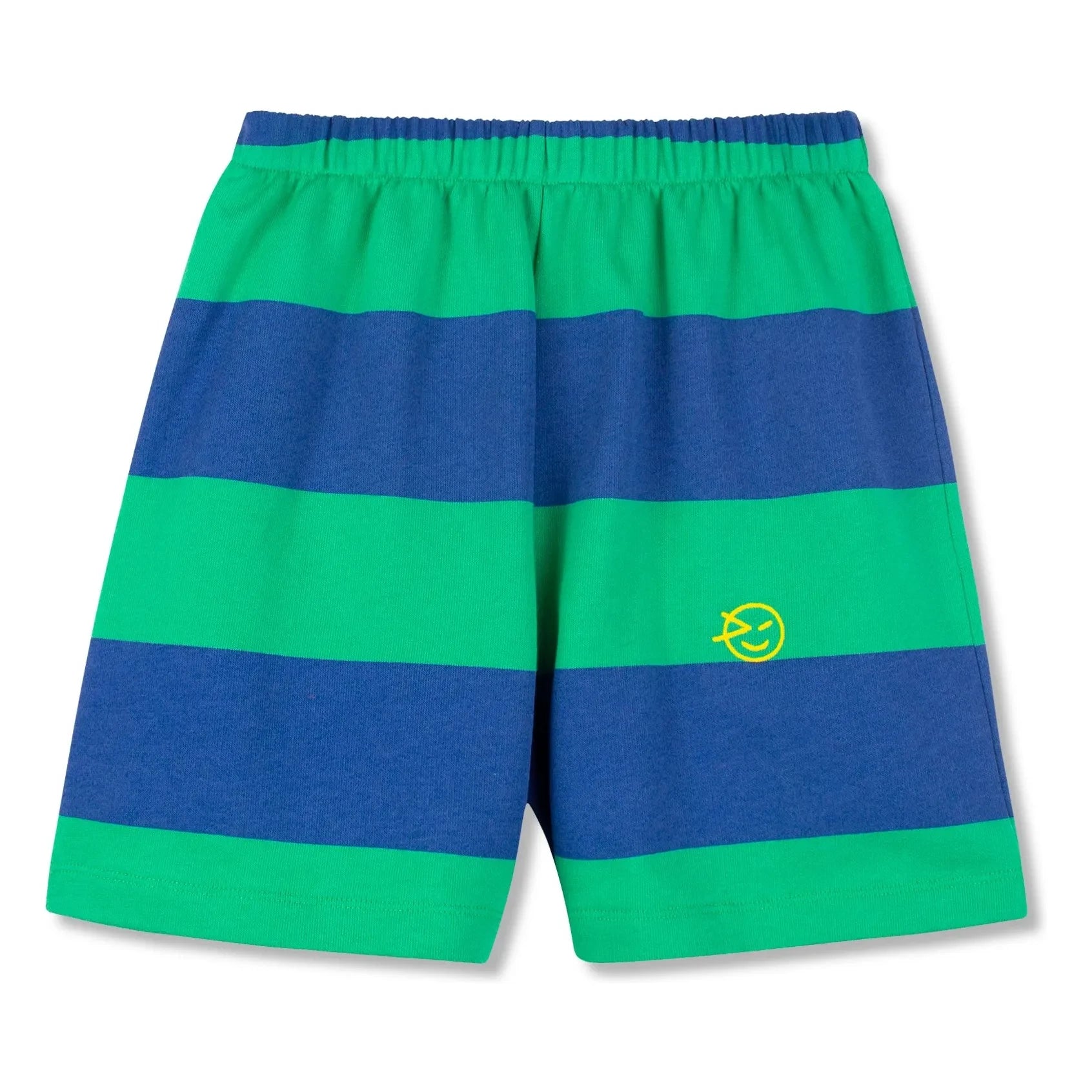 Wynken - Organic Cotton Striped Shorts | Green