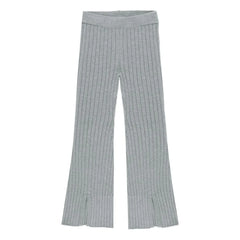 Rylee + Cru - Ribbed Spanish Style Leggings | Gray Blue