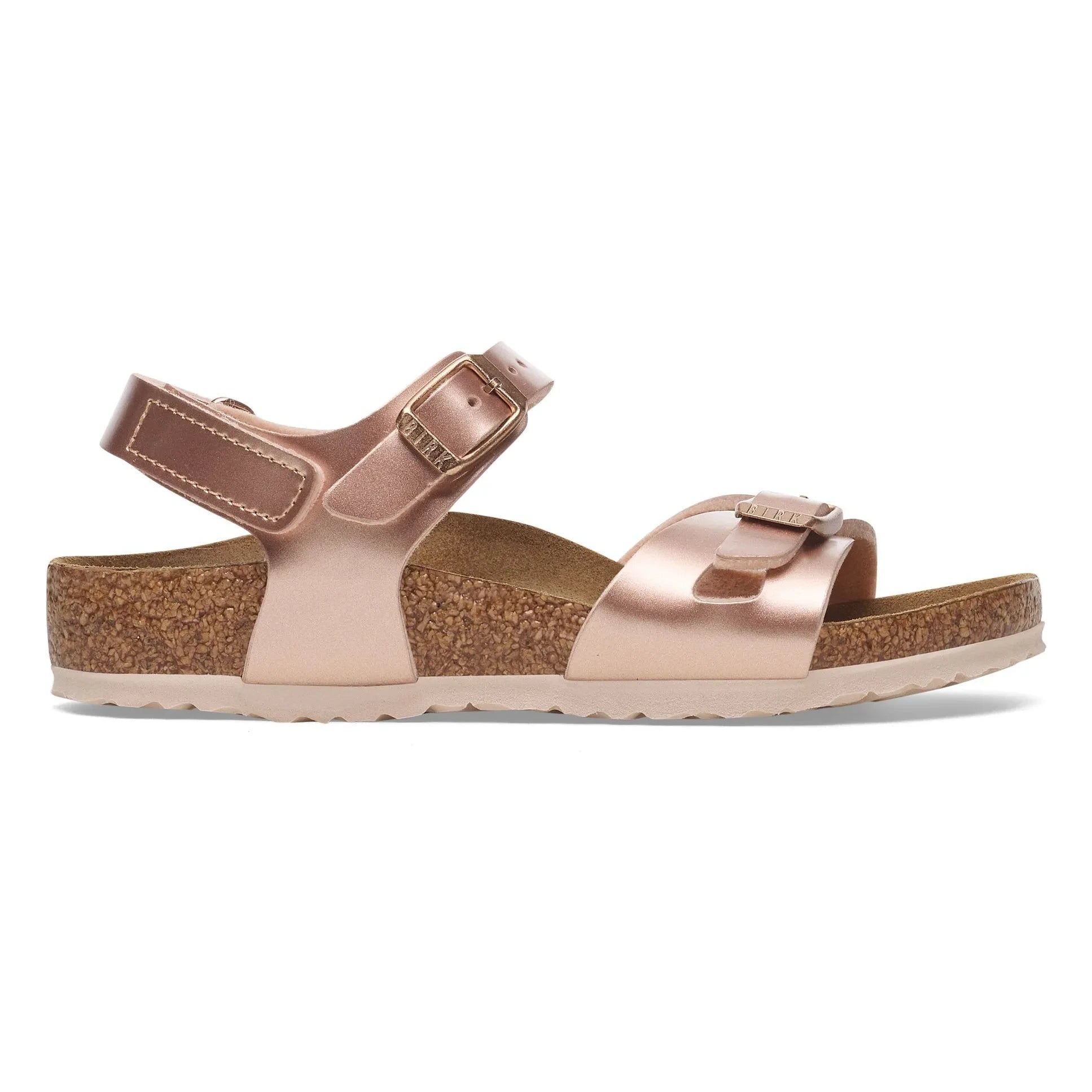 BIRKENSTOCK - Rio AS Kids Birko-Flor Girls' Sandals | Champagne Rosé