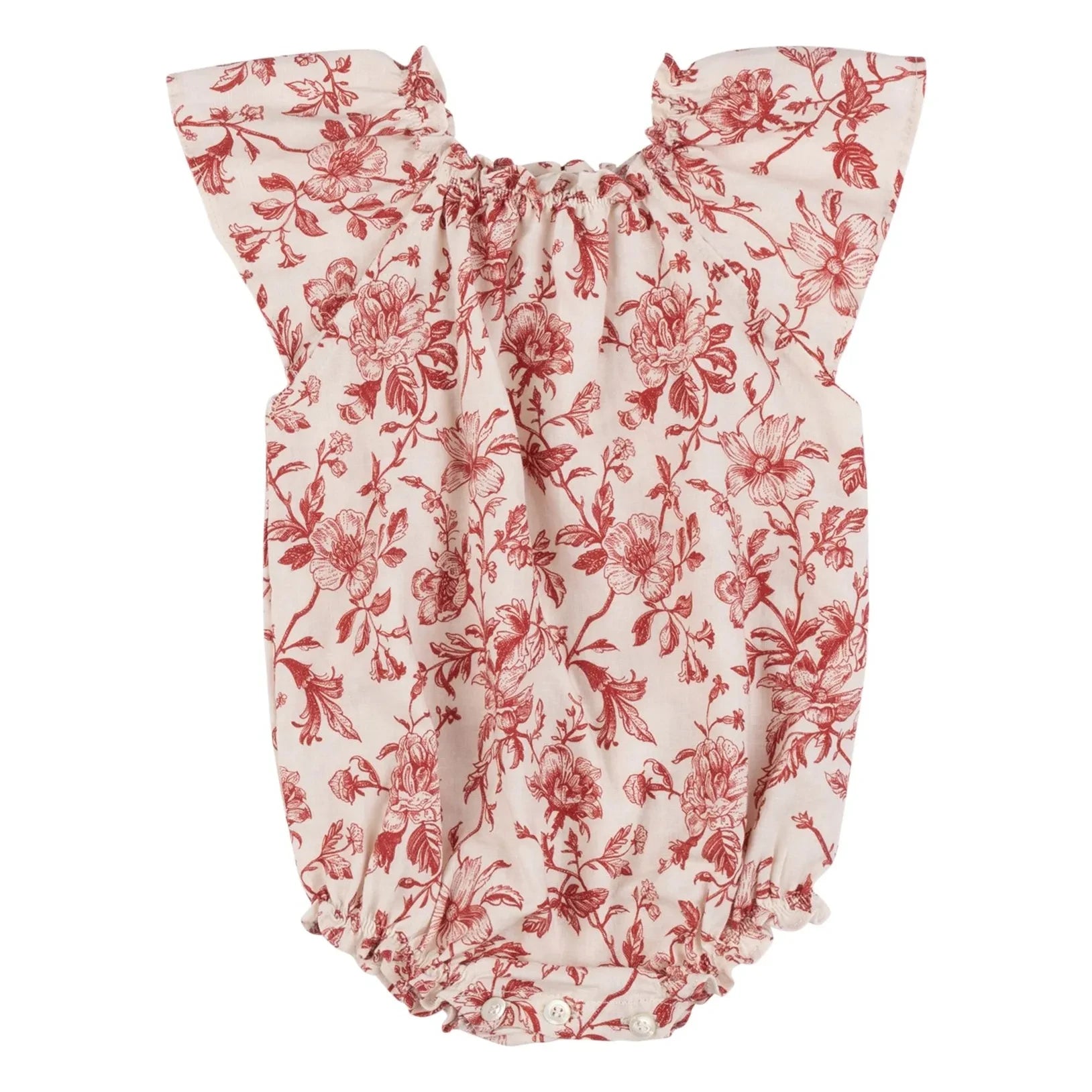 Babe & Tess - Caterina Fleurie Linen Jumpsuit | Dust Pink
