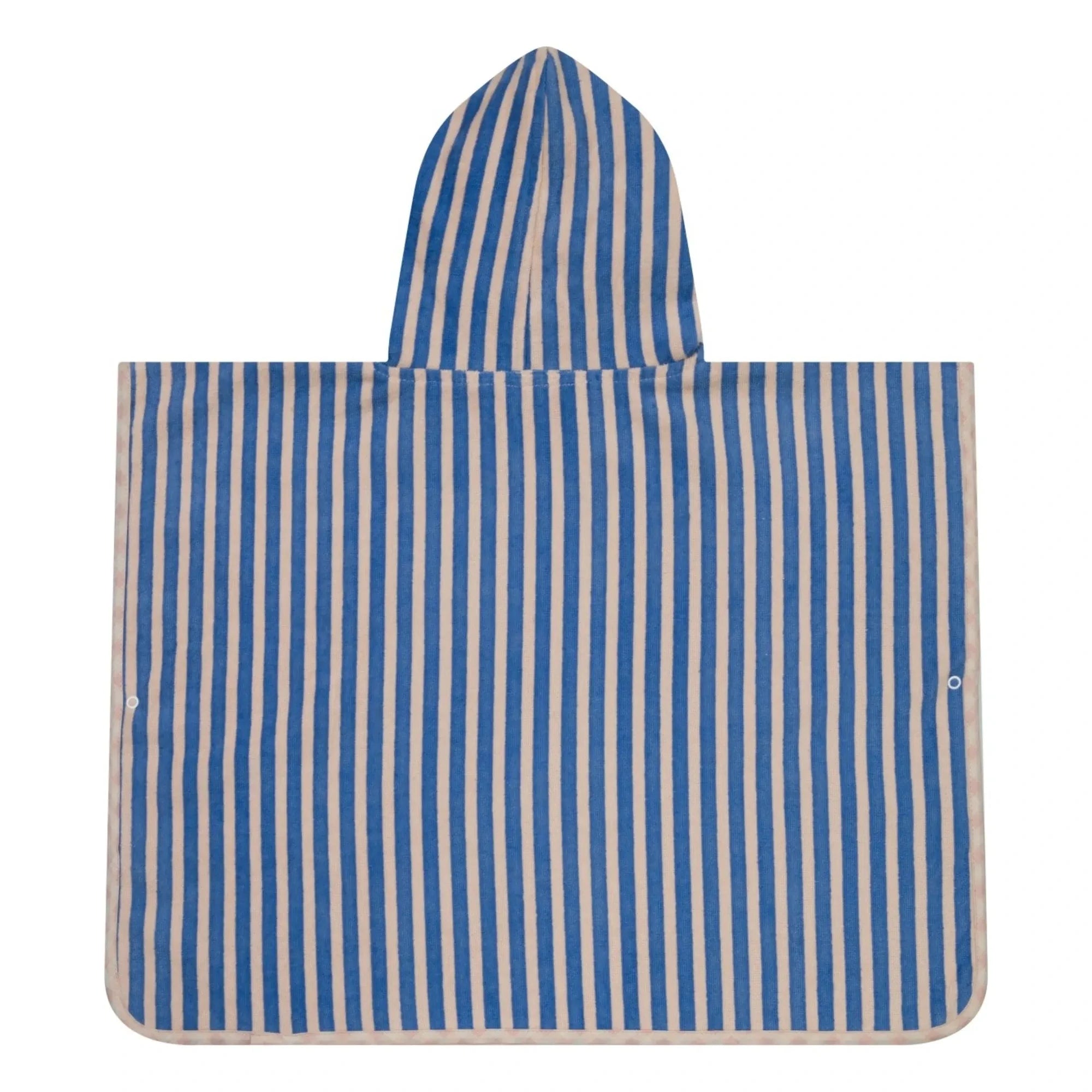 Jera Mini - Striped Bath Towel Poncho | Light Pink