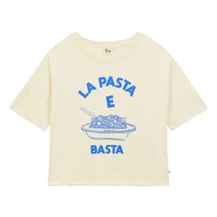 a.p - Pasta e Basta organic cotton T-shirt | Blue