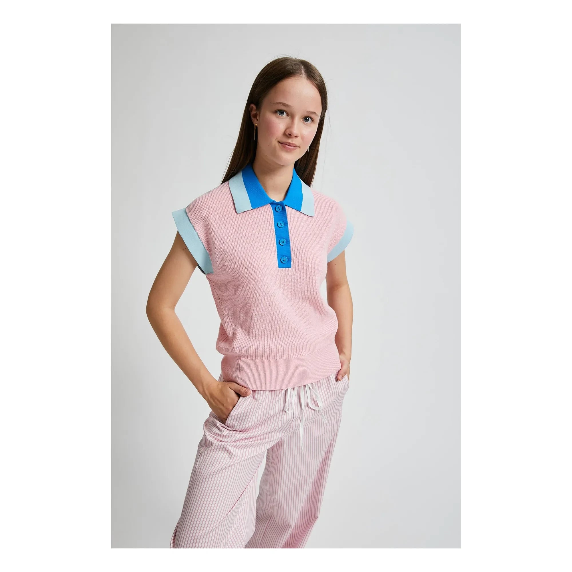 Indee - Valor Mesh Polo T-Shirt | Pink
