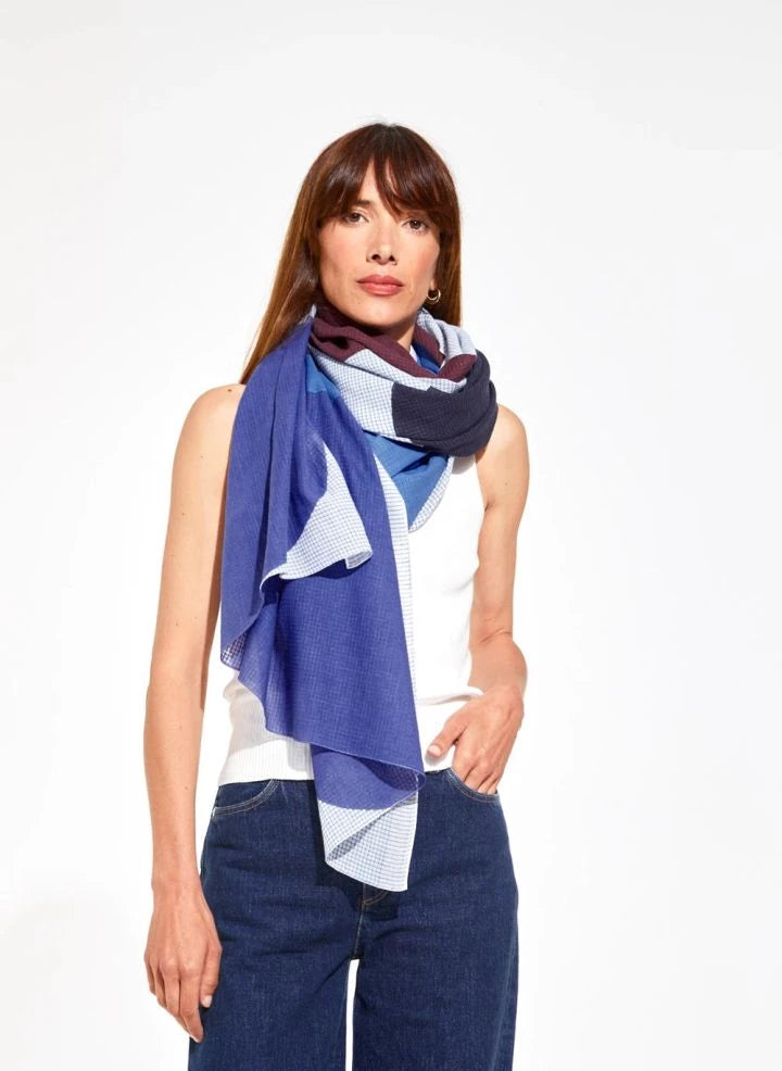 Mapoésie - Galet Scarf | Blue