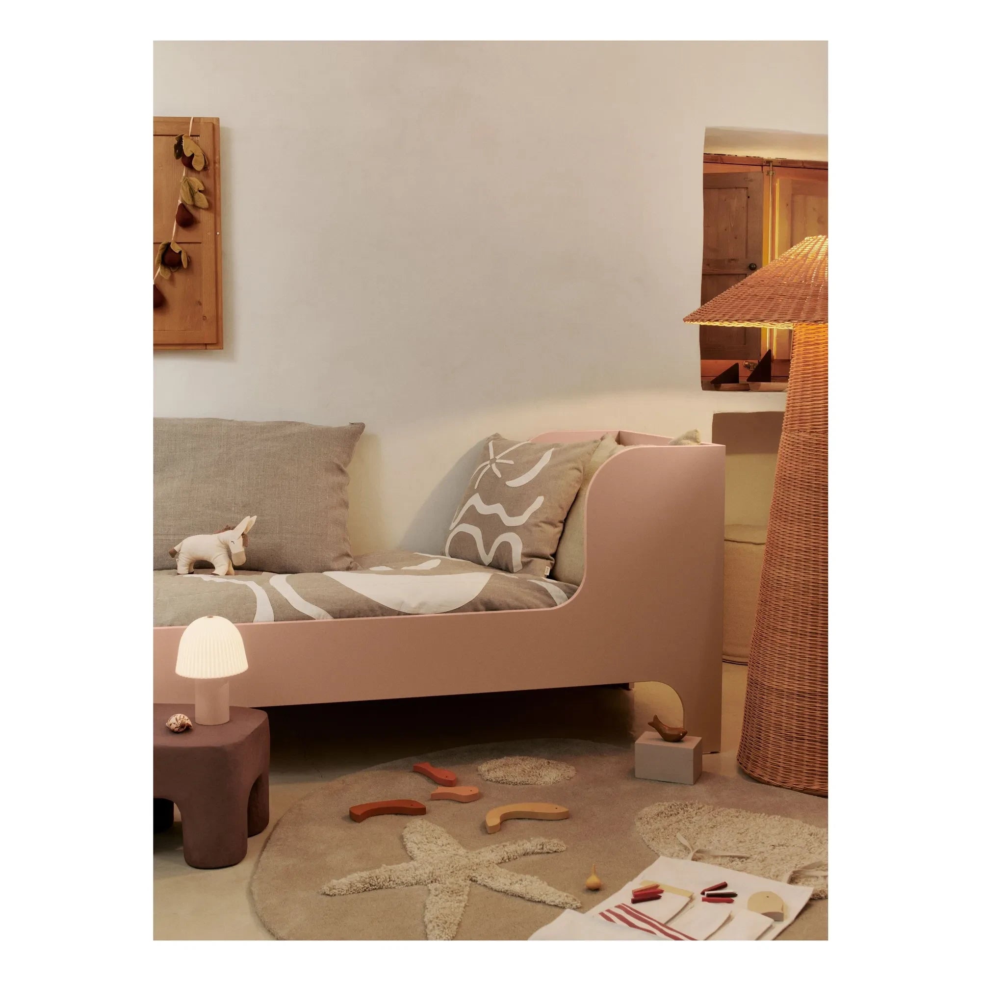 Ferm Living Kids - Kove Fringed Rug | Beige