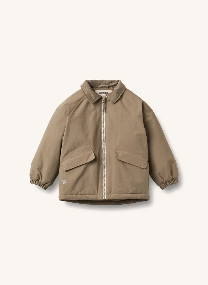 Wheat - Cloudie Technical Jacket Made from Recycled Fibers | Sand