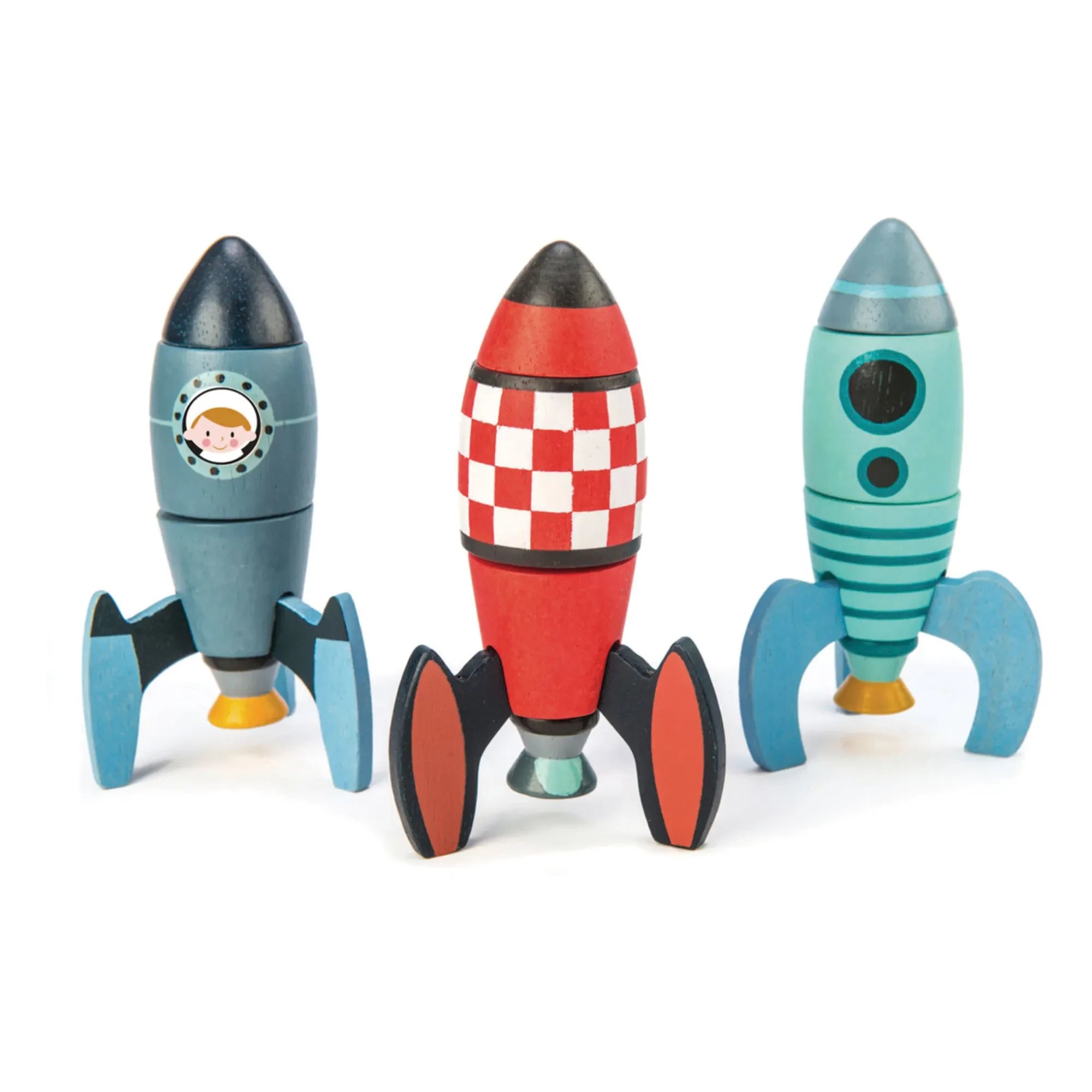 Tender Leaf Toys - Rocket Construction Set - 3 Pieces