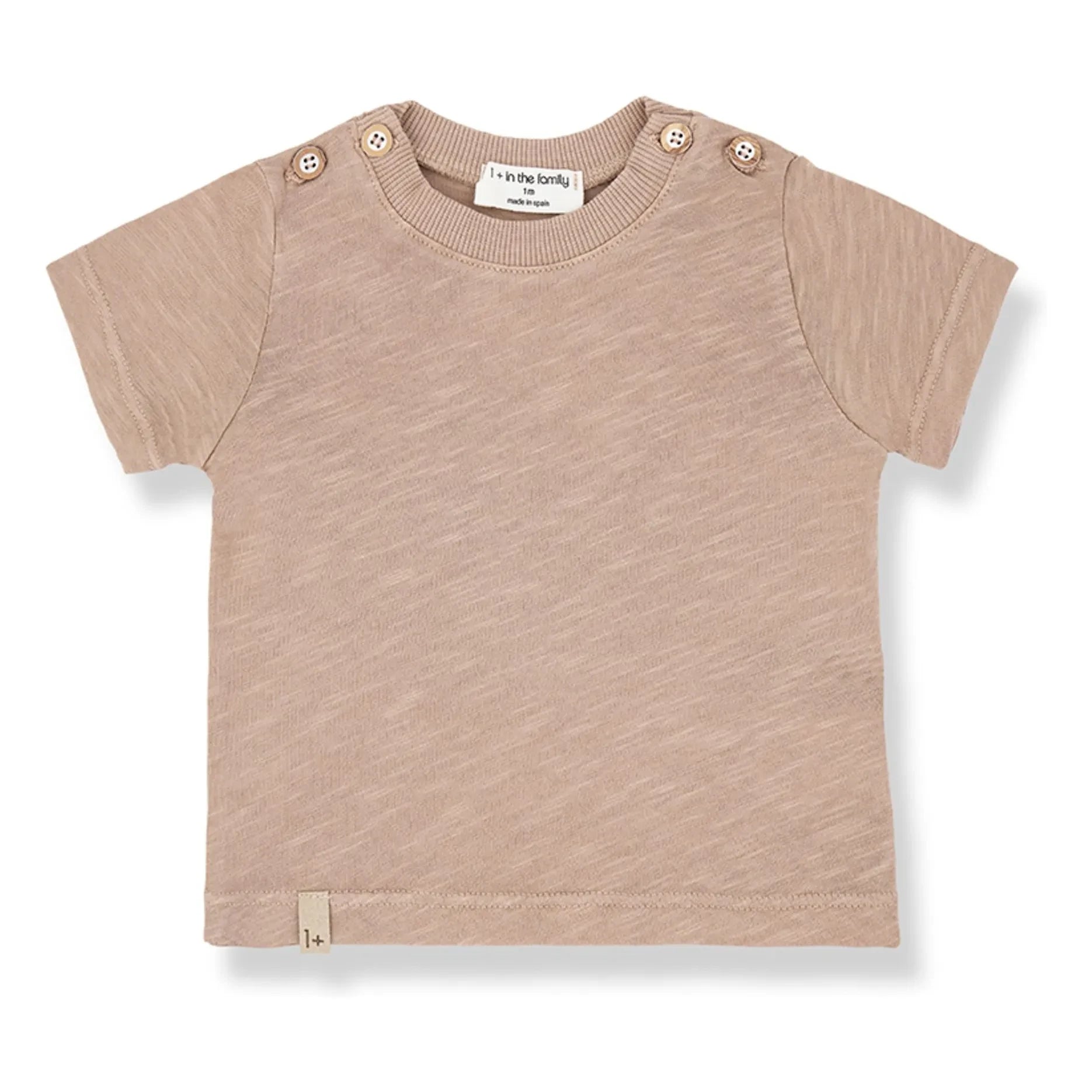 1+ in the family - Kamari Chiné T-Shirt | Earth Brown