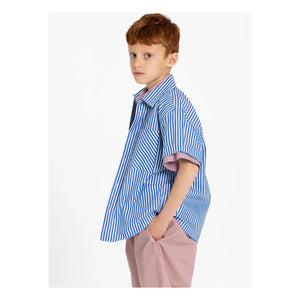 Finger in the nose - Rogue Striped Shirt | Blue