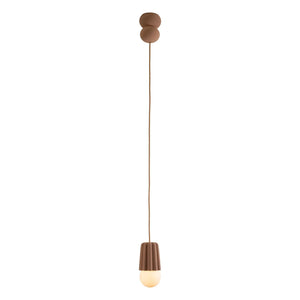 Schneid Studio - Stucco Ceramic Pendant Lamp | Brown