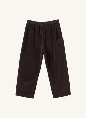 Caramel - Chestnut Velvet Trousers | Chocolate