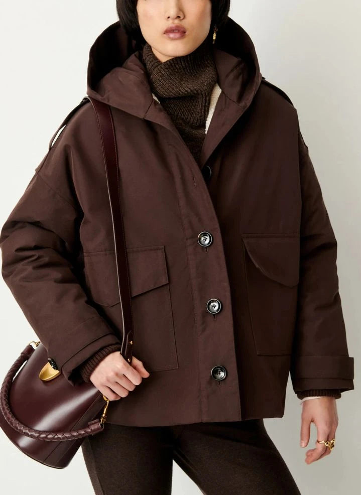Sessùn - Andy Organic Cotton Parka | Brown