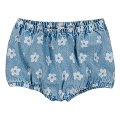 Louis Louise - Yoyo Floral Denim Bloomer | Light Blue