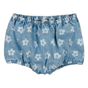 Louis Louise - Yoyo Floral Denim Bloomer | Light Blue
