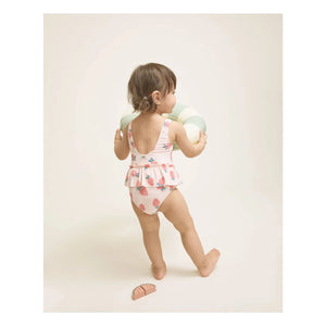 Búho - Baby Strawberry Rib Swimsuit | Light Pink