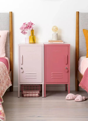 Mustard Made - Shorty Metal Nightstand | Blush