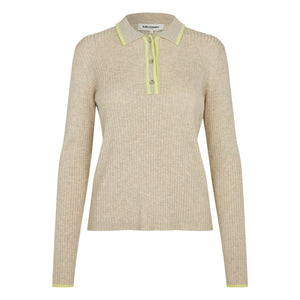 Lollys Laundry - Polo Julio Sweater | Beige