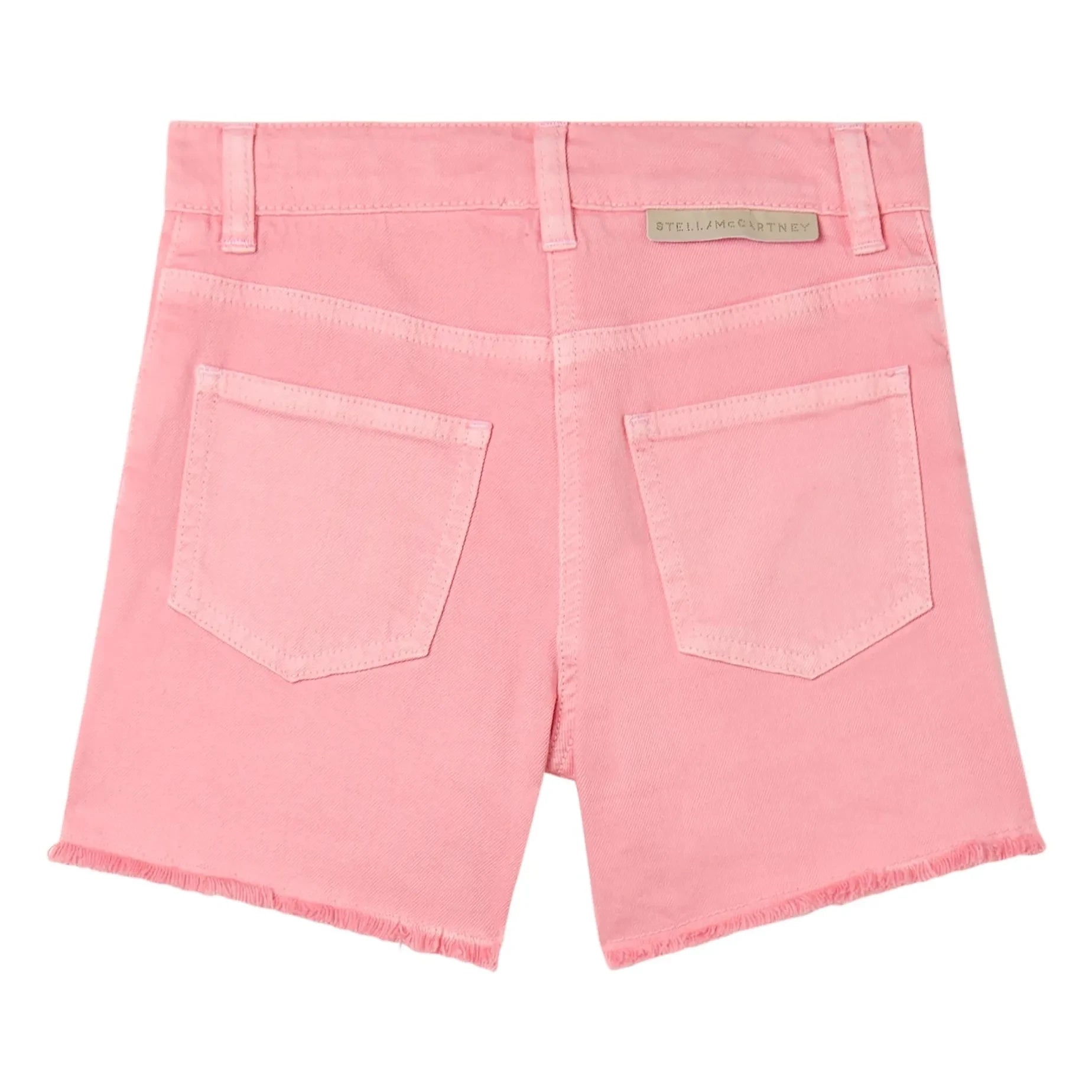 Stella McCartney Kids - Denim Floral Shorts | Pink