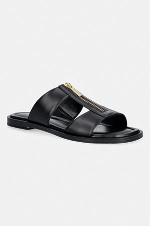 MICHAEL Michael Kors kadın düz tabanlı deri terlik Berkley Flat Sandal