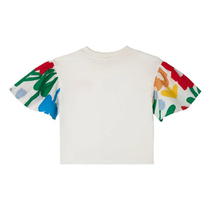 Stella McCartney Kids - Stella Fleuri T-Shirt | Ivory