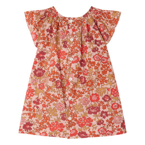 Bonpoint - Carmella Fleurie Organic Cotton Dress | Dust Pink
