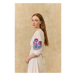 Louise Misha - Aurelia Organic Cotton Dress | White