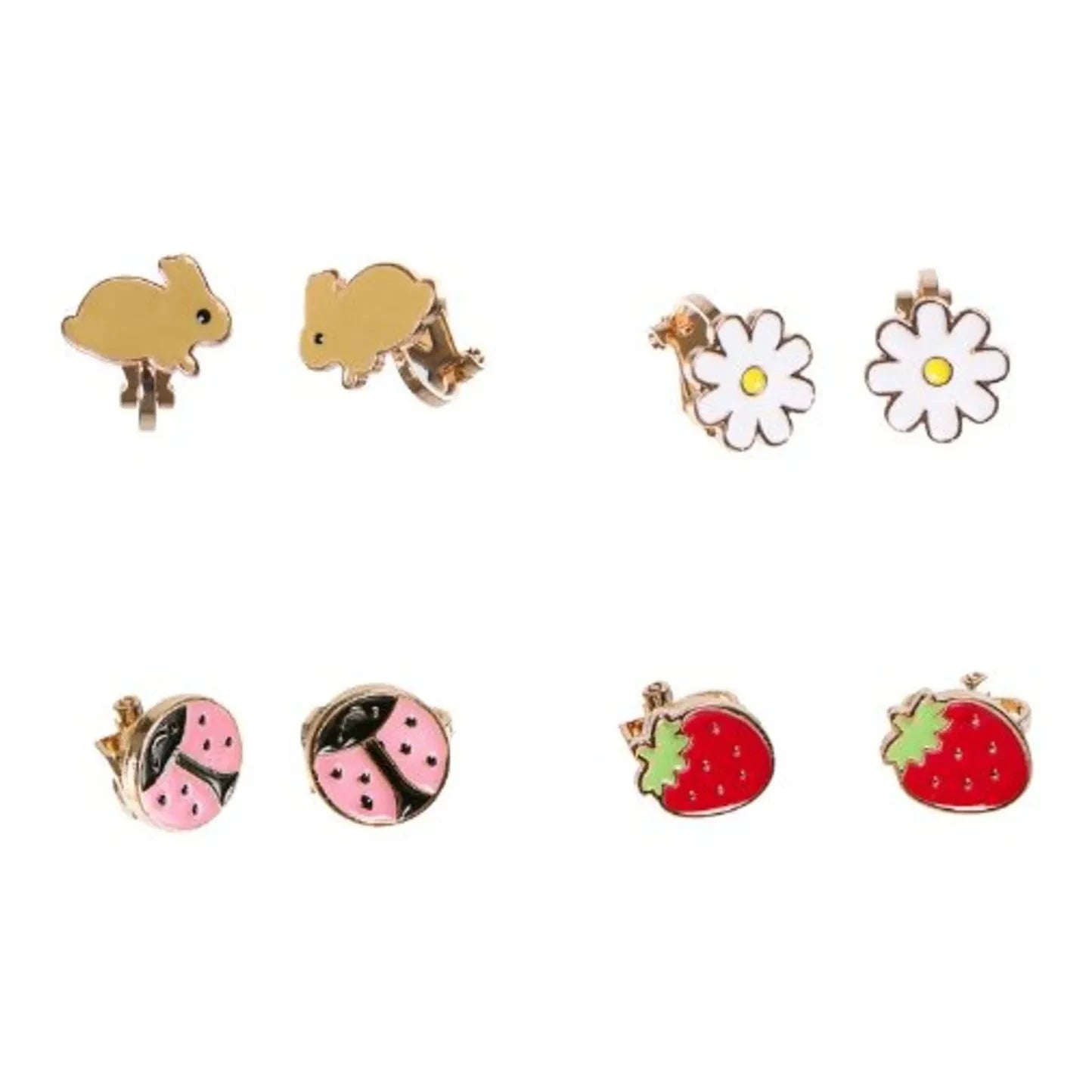 Rockahula Kids - Snap Earrings Garden | Gold