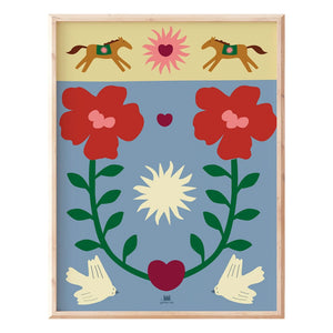 Ma petite vie - Solstice Poster | Blue