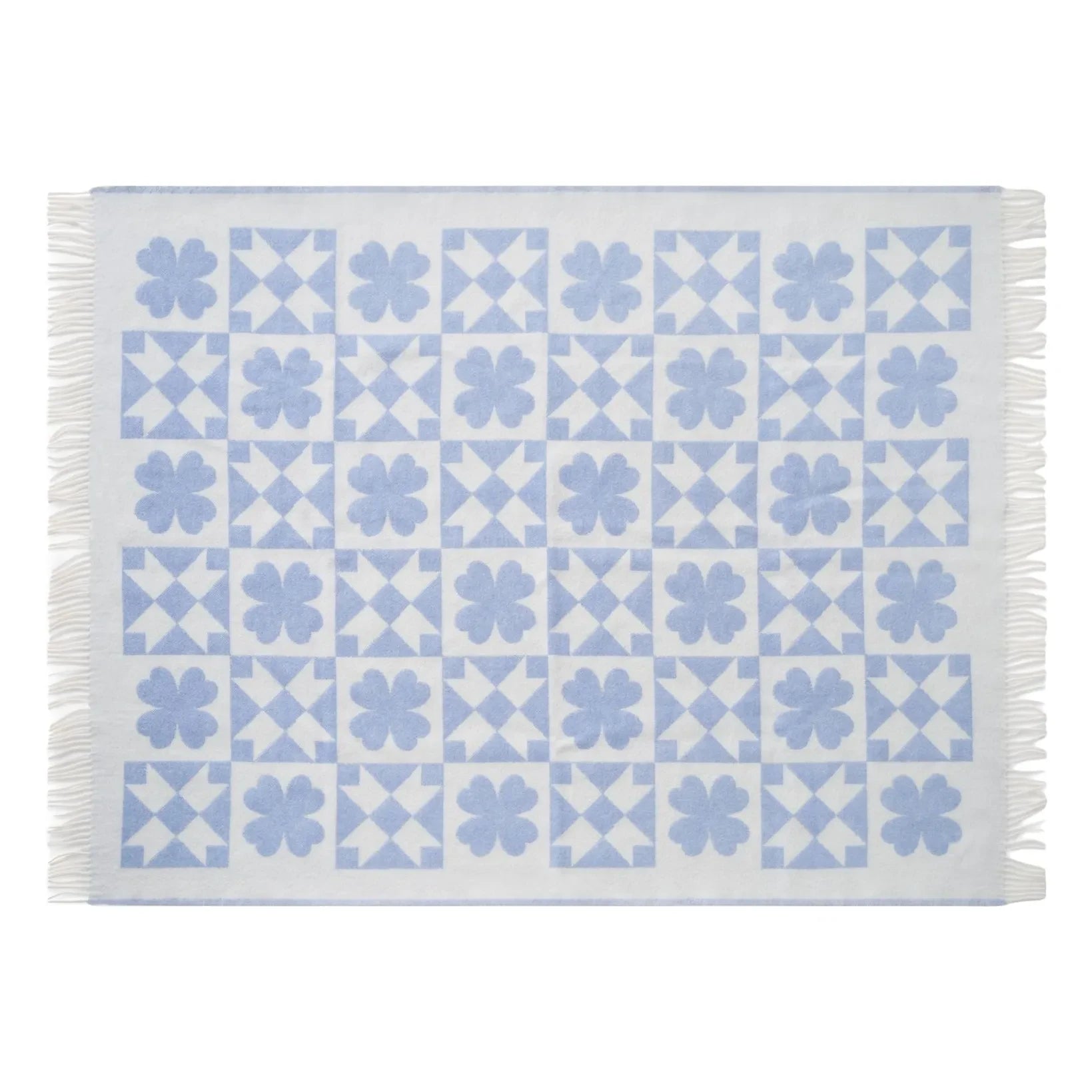 &Klevering - Checkered Patch Quilt | Blue