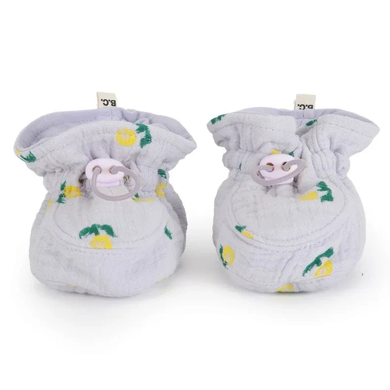 Bobo Choses - Organic Cotton Floral Slippers | Lavender