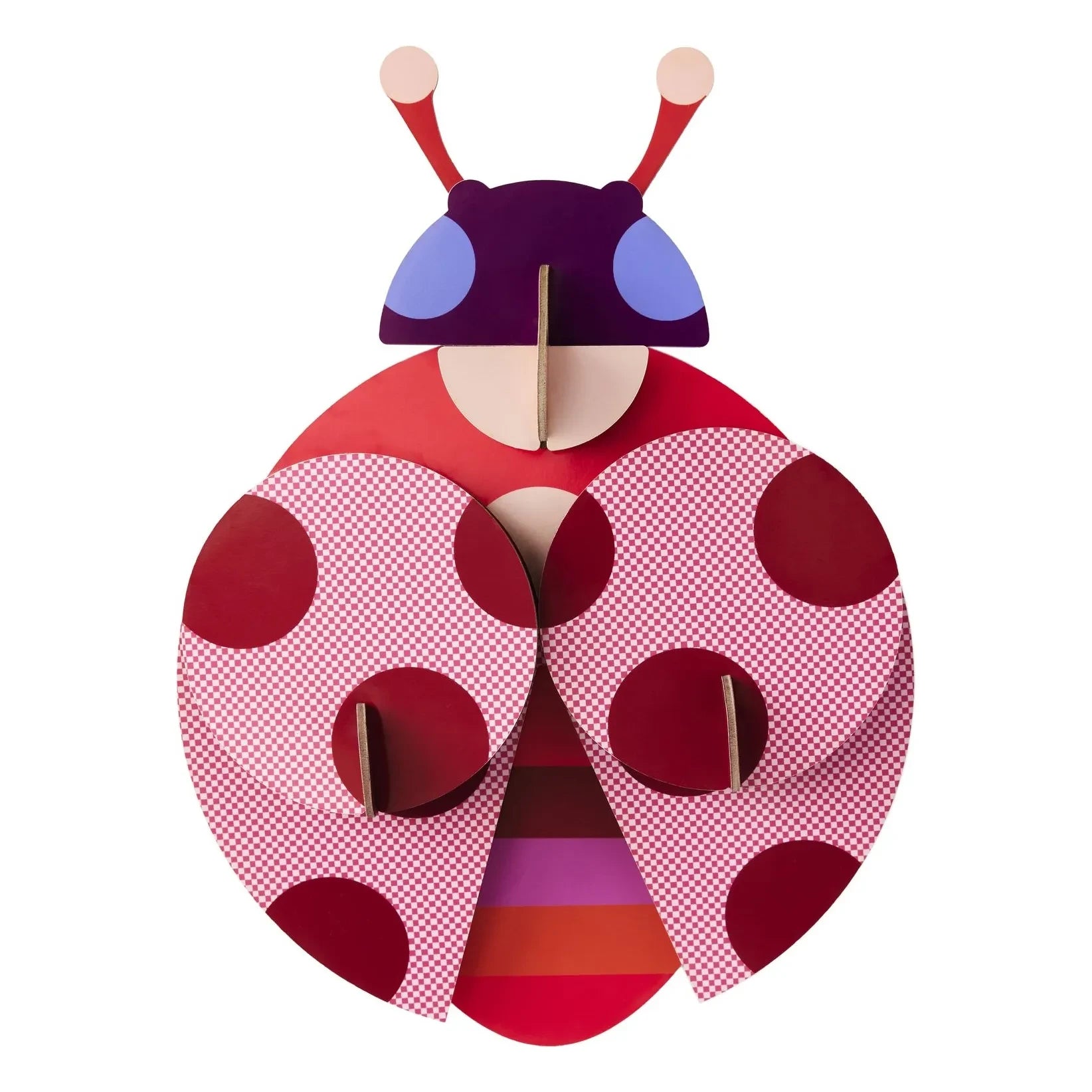 Studio Roof - Ladybug Wall Decor - Studio Roof x Zoe Miller | Red