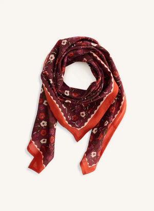 Apaches - Large Floral Scarf | Beige