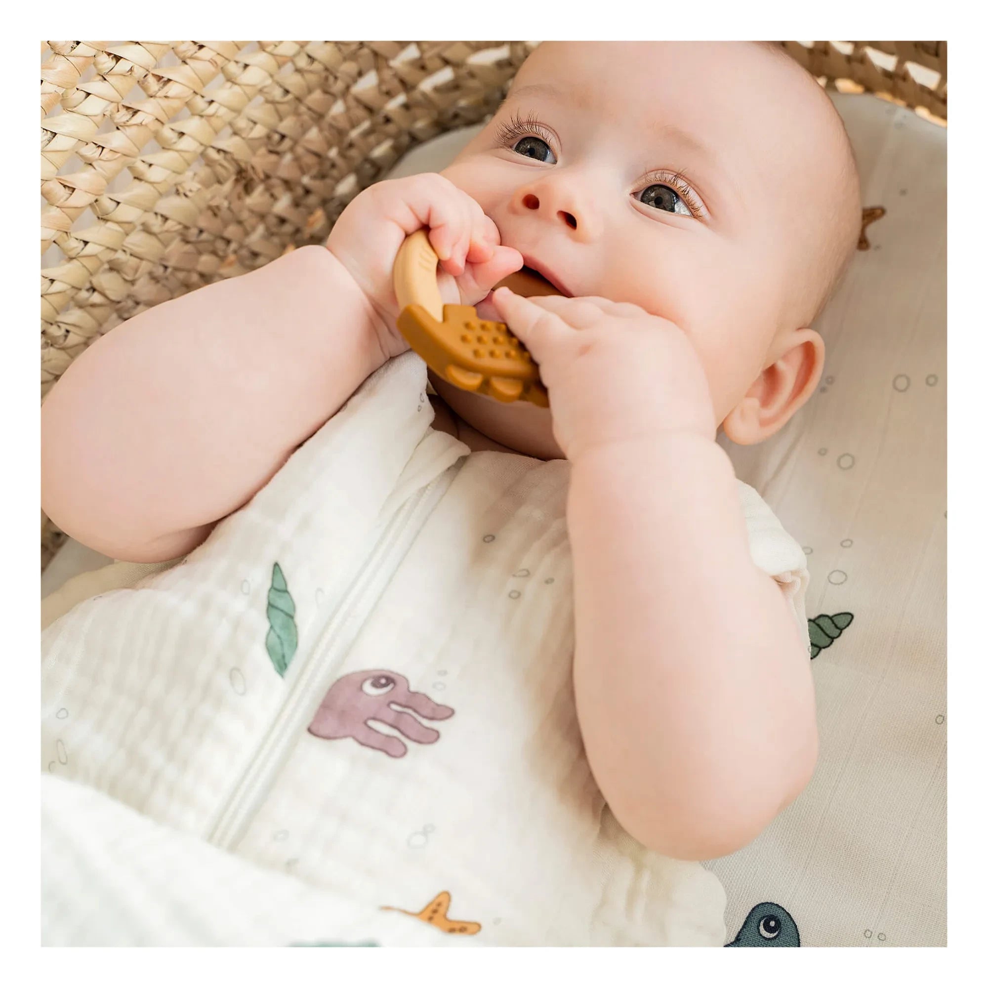 Done by Deer - Deer Teething Rings - 2-piece Set | Mustard
