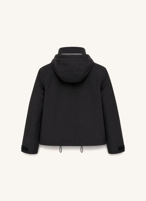 Töastie - Recycled Fiber Lined Waterproof Windbreaker | Black