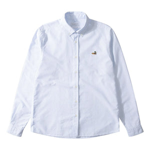 Edmmond Studios - Duck Printed Striped Shirt | Ivory