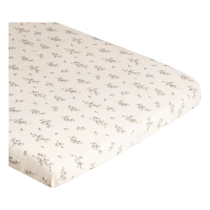 garbo&friends - Bluebell Cotton Muslin Changing Pad Cover | Cream