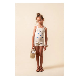 birinit - Embroidered Fine Knit Top | Ivory