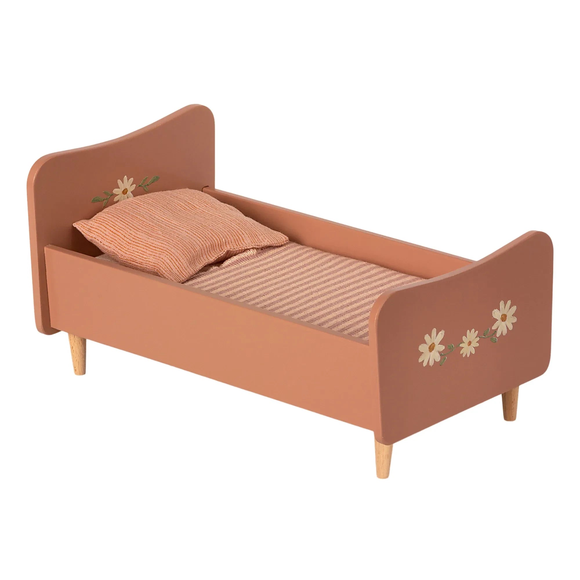 Maileg - Mini Wooden Bed | Pink