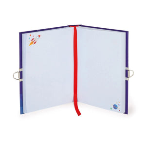 Legami - Secret Günlük ile Padlock ve Illustrated Hard Kılıf - Uzay - My Secret Günlük