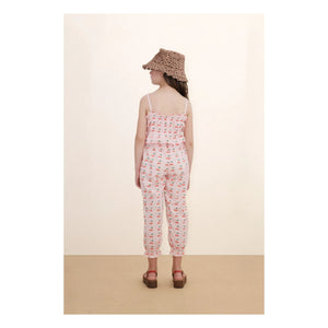 Tinycottons - Cherry Gathered Top | Light Pink