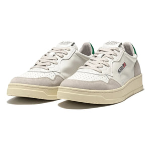 Autry - Medalist Düşük deri ve süet sneakers | Yeşil